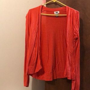 Orange Cardigan